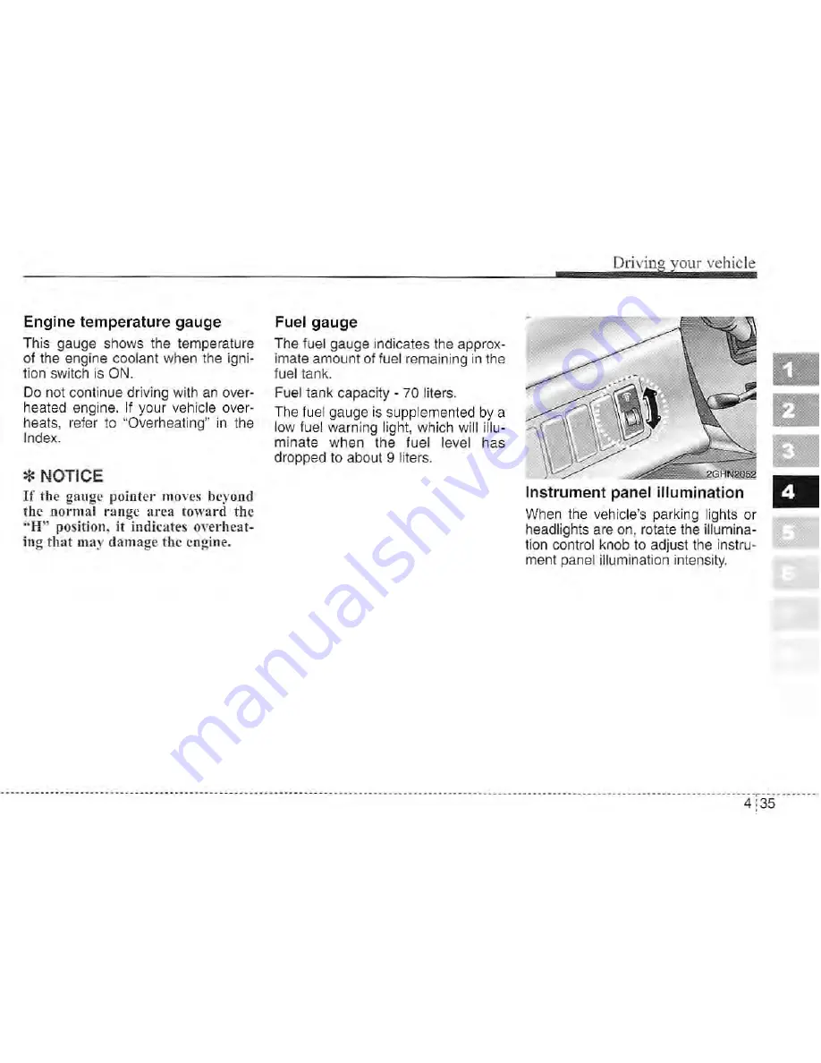 Kia Amanti Owner'S Manual Download Page 153