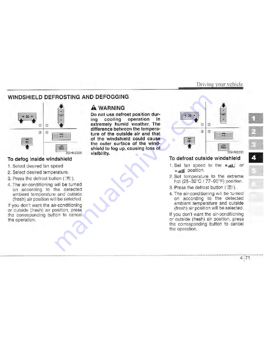 Kia Amanti Owner'S Manual Download Page 189