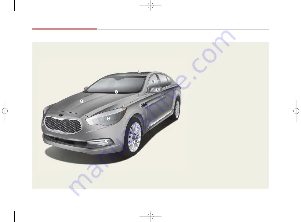 Kia K 900 2015 Owner'S Manual Download Page 12