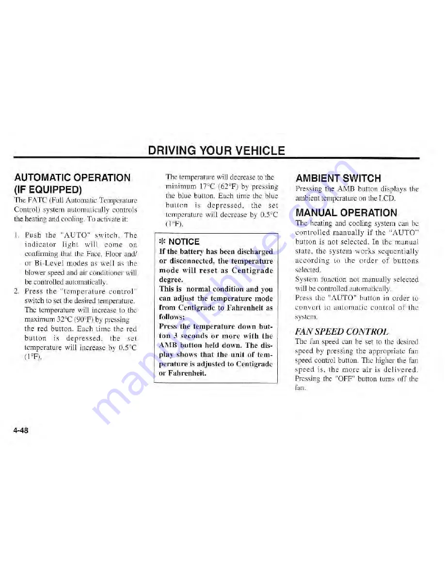 Kia Magentis 2003 Owner'S Manual Download Page 127