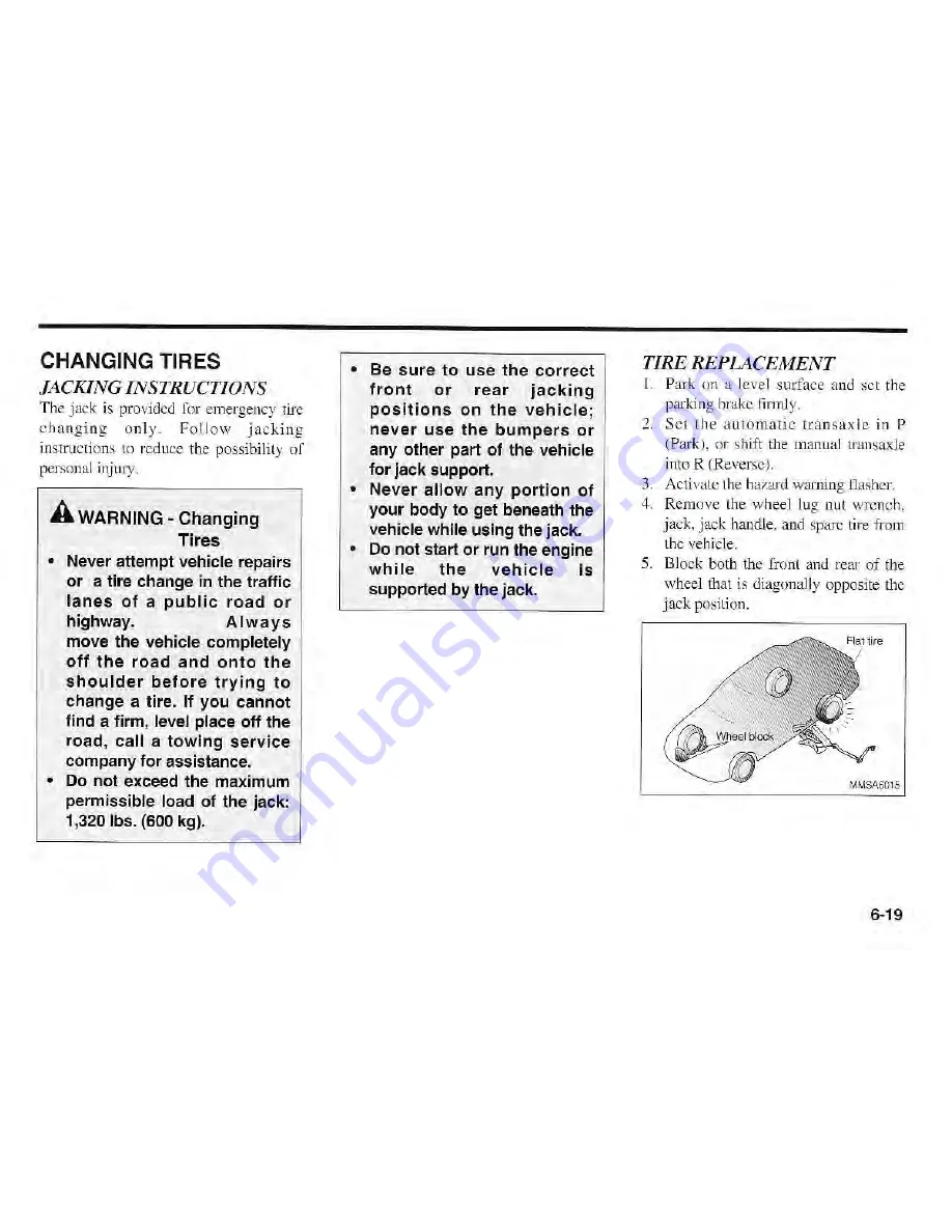 Kia Magentis 2003 Owner'S Manual Download Page 170