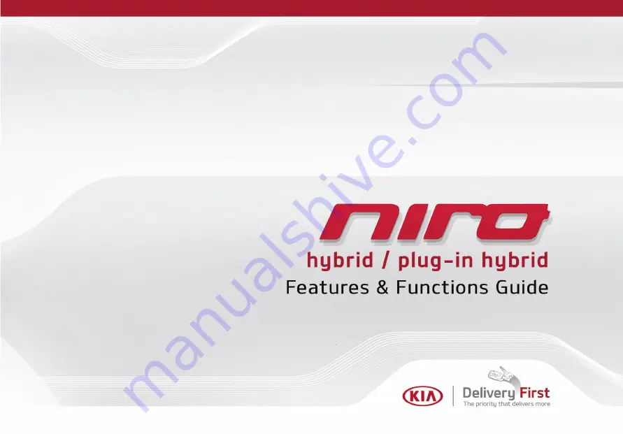 Kia NIRO Features & Functions Manual Download Page 1