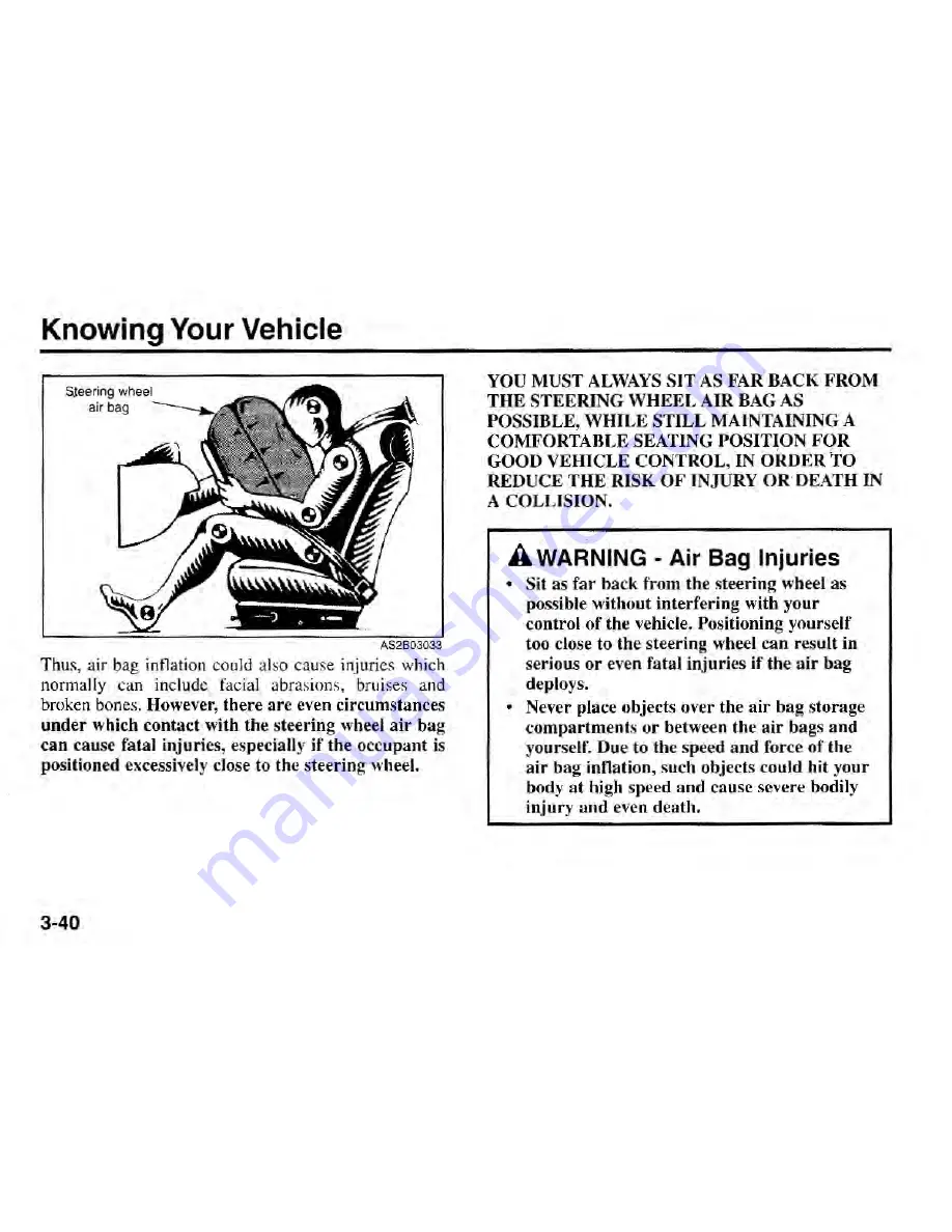 Kia Rio 2001 Owner'S Manual Download Page 48