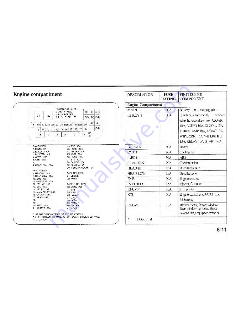 Kia Rio 2001 Owner'S Manual Download Page 134