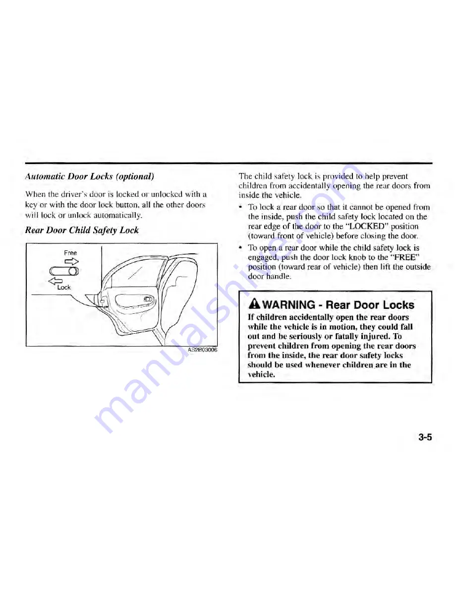 Kia SEPHIA 2000 Owner'S Manual Download Page 15