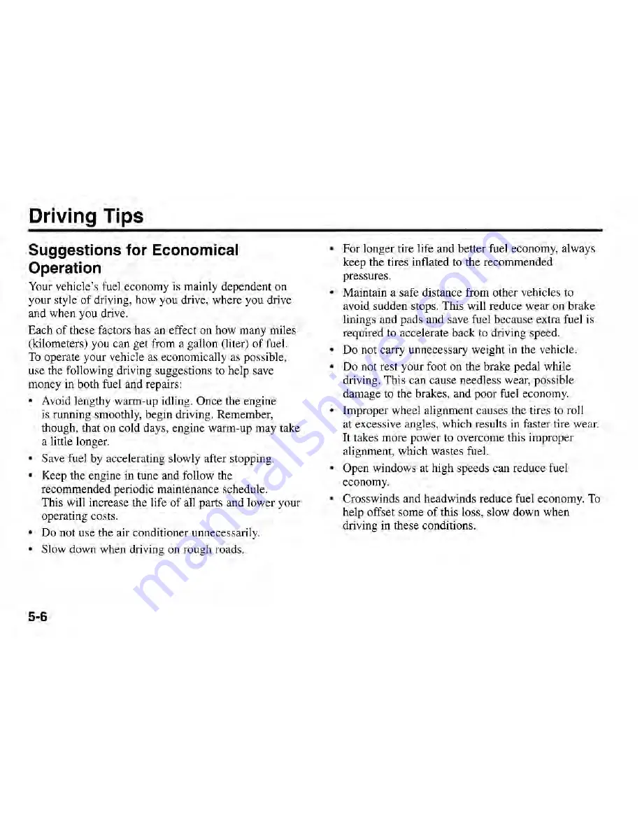 Kia SEPHIA 2000 Owner'S Manual Download Page 115