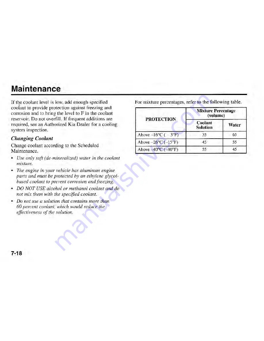 Kia SEPHIA 2000 Owner'S Manual Download Page 163