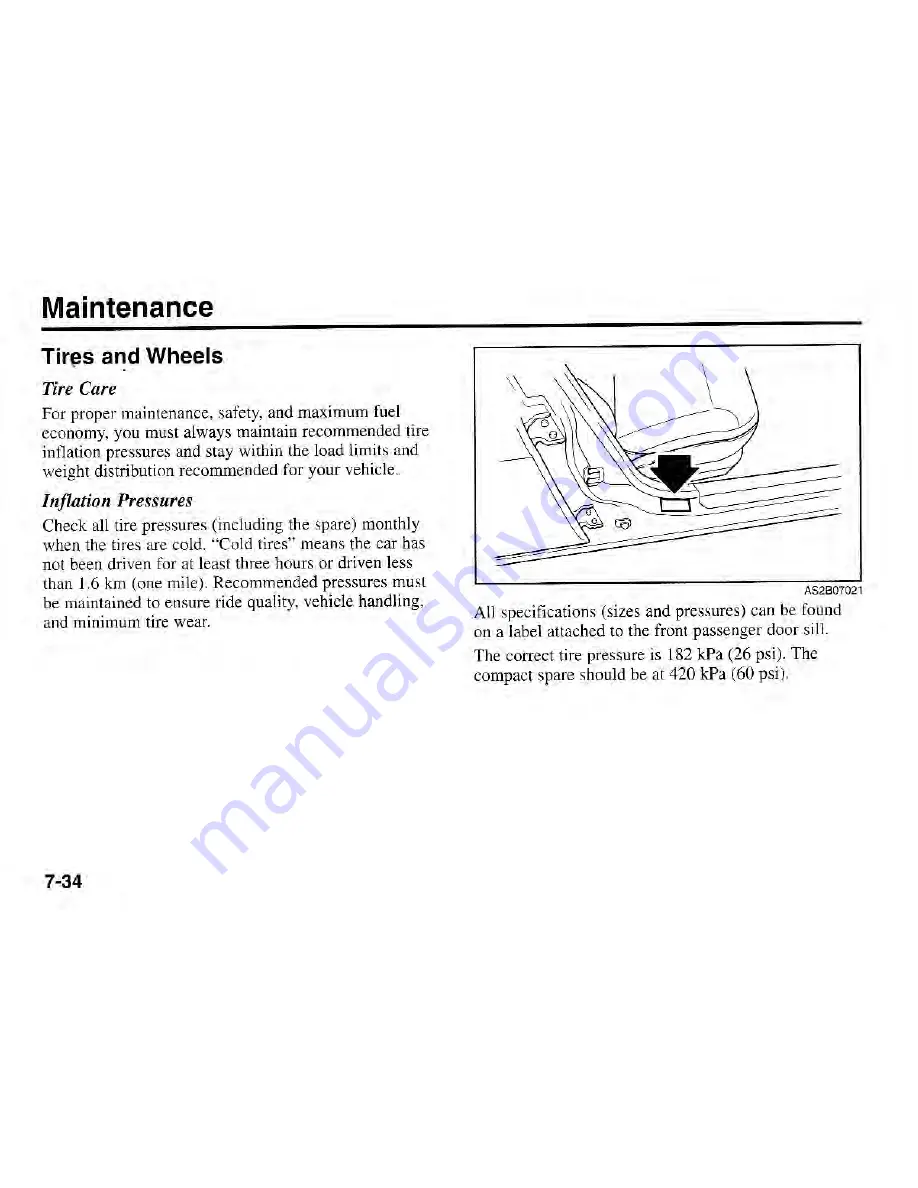 Kia SEPHIA 2000 Owner'S Manual Download Page 179