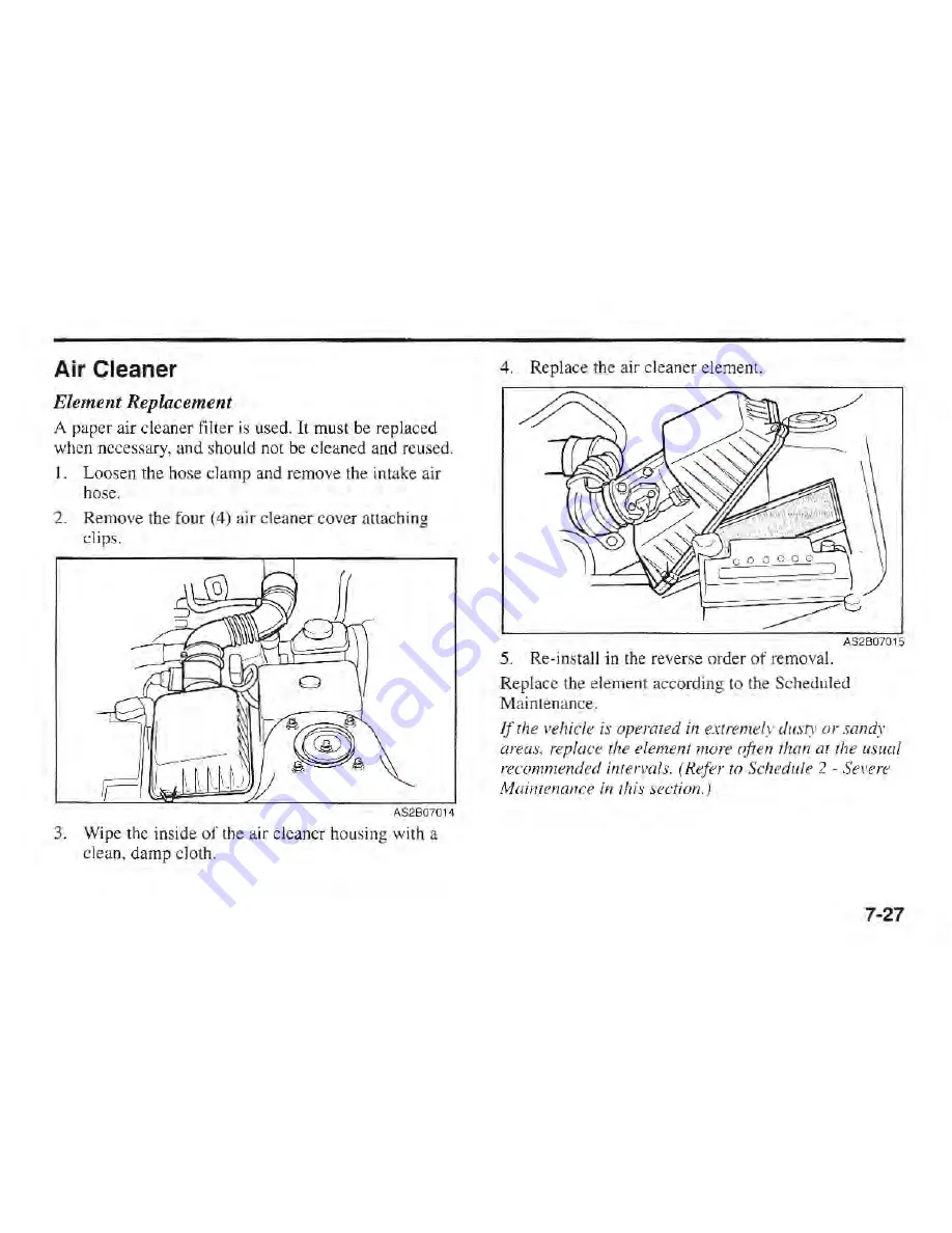 Kia Sephia 2001 Owner'S Manual Download Page 176