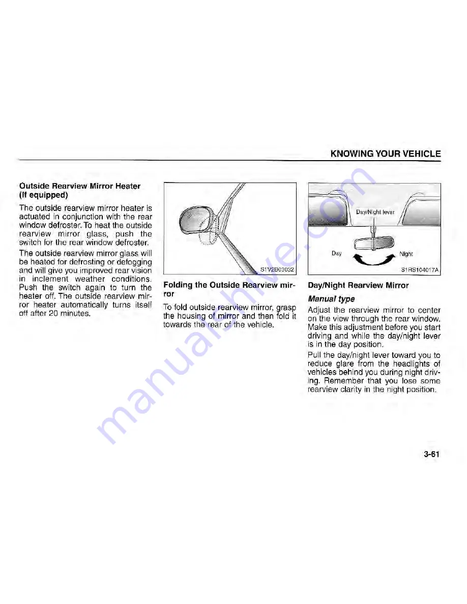 Kia Sorenro 2004 Owner'S Manual Download Page 68