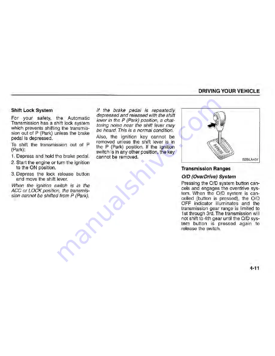 Kia Sorenro 2004 Owner'S Manual Download Page 93