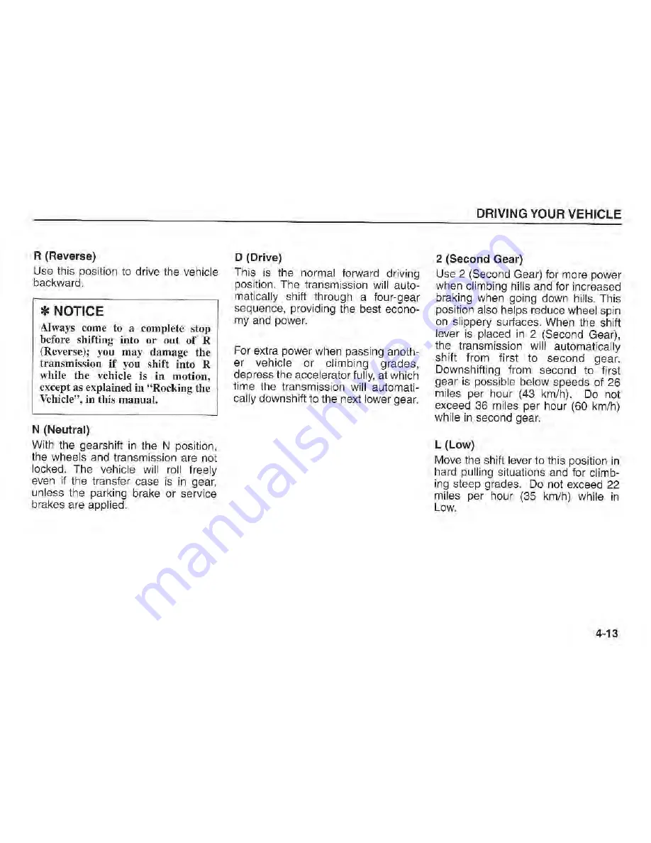 Kia Sorenro 2004 Owner'S Manual Download Page 95