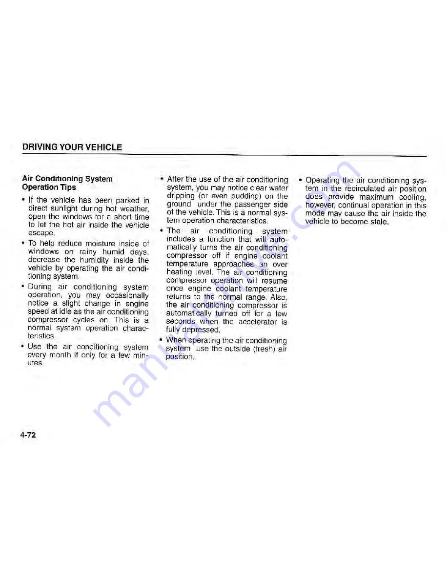 Kia Sorenro 2004 Owner'S Manual Download Page 154