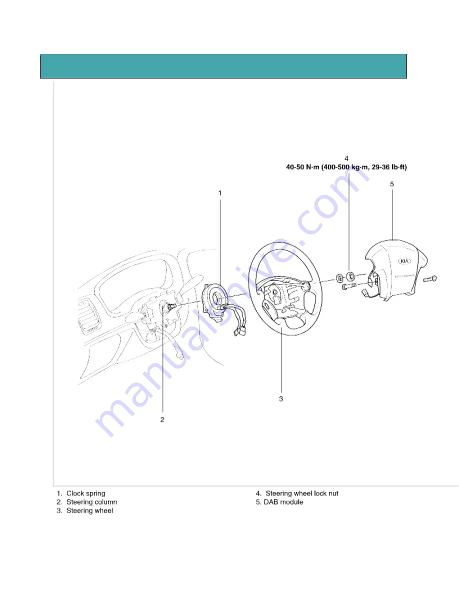 Kia Sorento 2003 Manual Download Page 1107