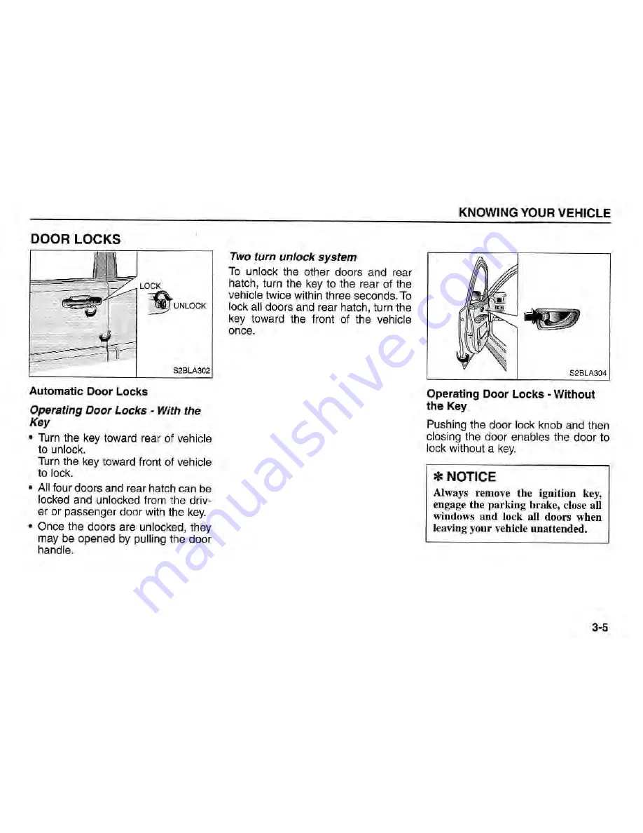 Kia Sorento 2005 Owner'S Manual Download Page 12