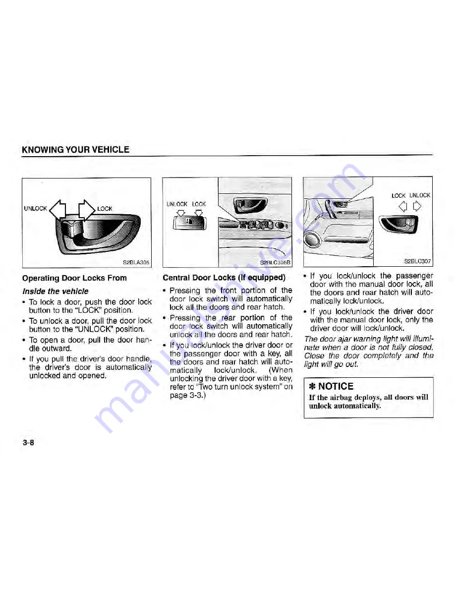 Kia Sorento 2005 Owner'S Manual Download Page 15