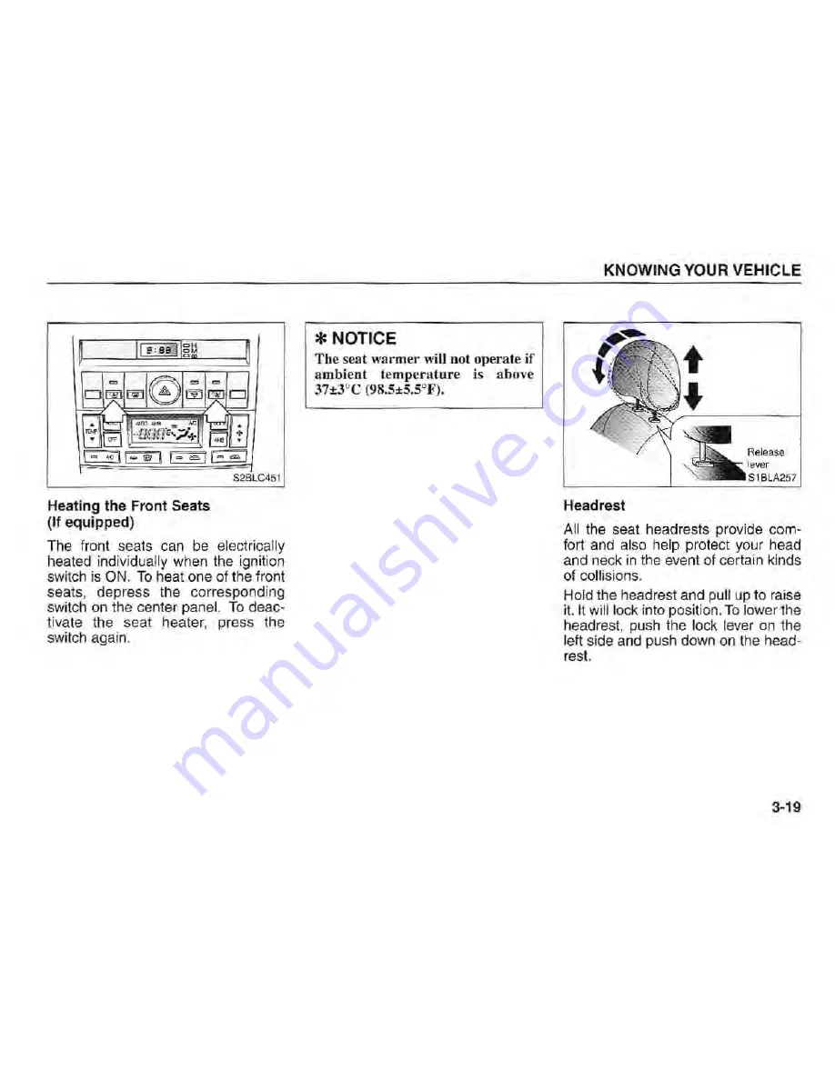 Kia Sorento 2005 Owner'S Manual Download Page 26