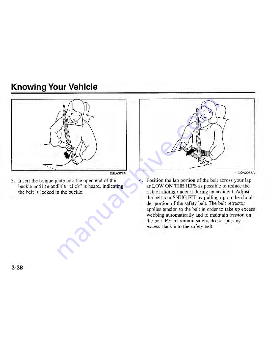 Kia Spectra 2003 Owner'S Manual Download Page 49