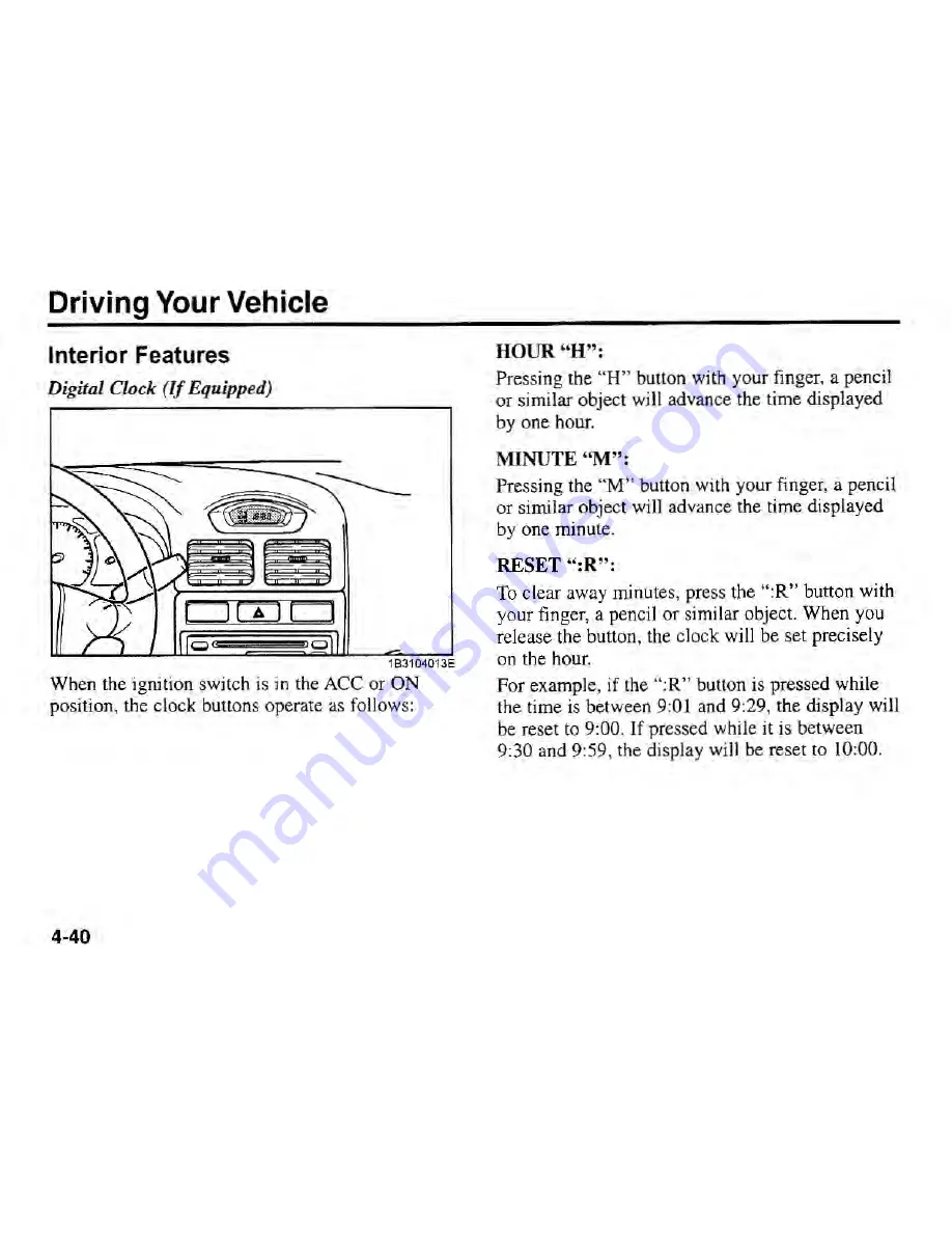 Kia Spectra 2003 Owner'S Manual Download Page 122