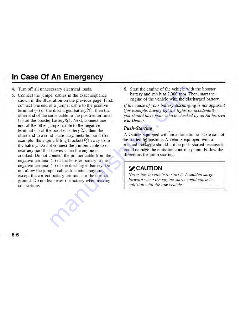 Kia Spectra 2003 Owner'S Manual Download Page 156