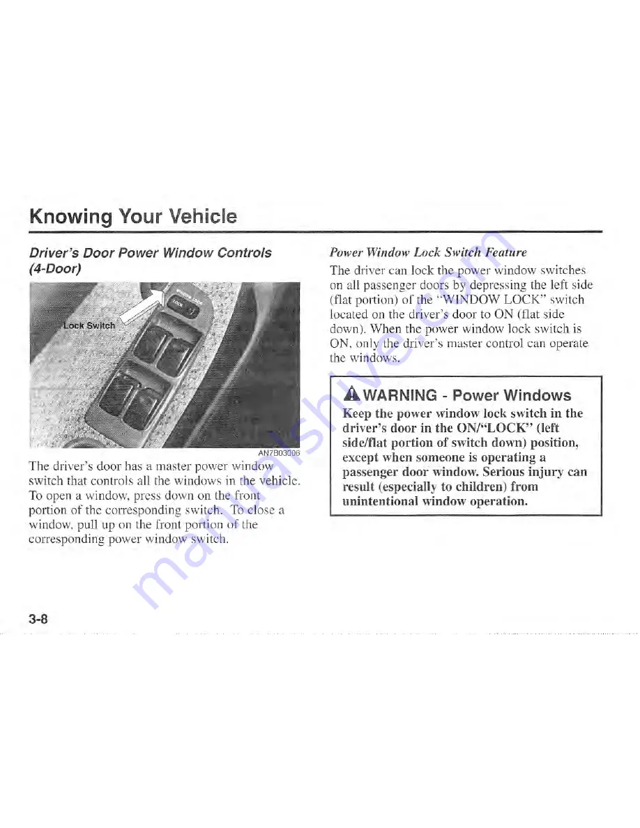 Kia Sportage 2001 Owner'S Manual Download Page 17