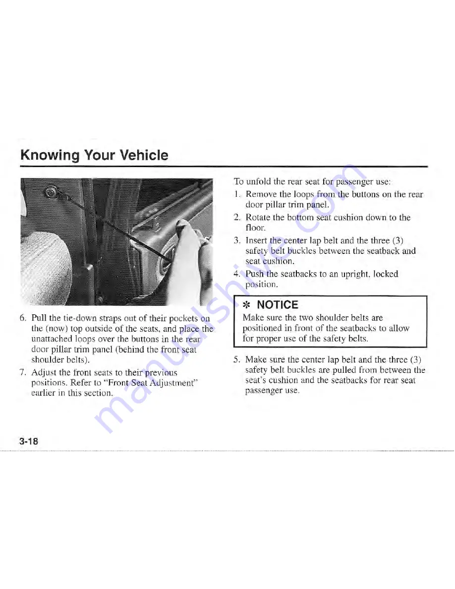 Kia Sportage 2001 Owner'S Manual Download Page 27