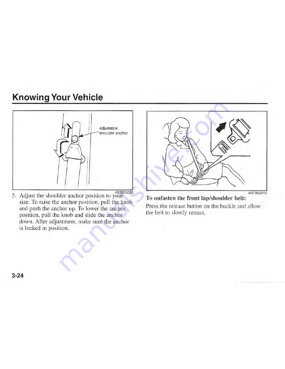 Kia Sportage 2001 Owner'S Manual Download Page 33