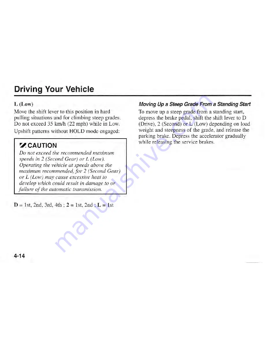 Kia Sportage 2001 Owner'S Manual Download Page 85