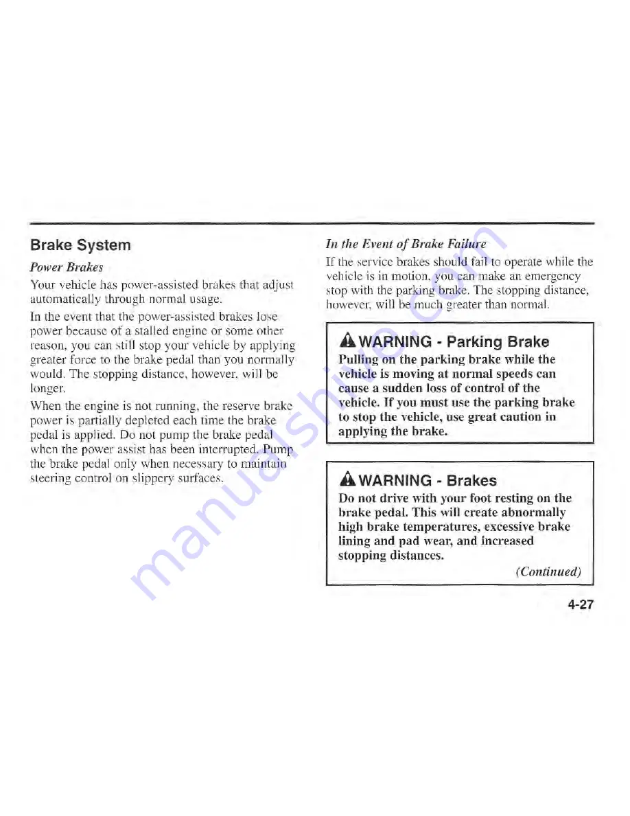 Kia Sportage 2001 Owner'S Manual Download Page 98