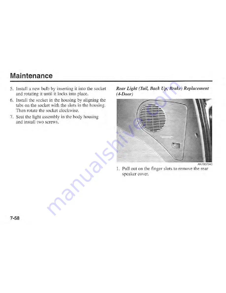 Kia Sportage 2001 Owner'S Manual Download Page 277