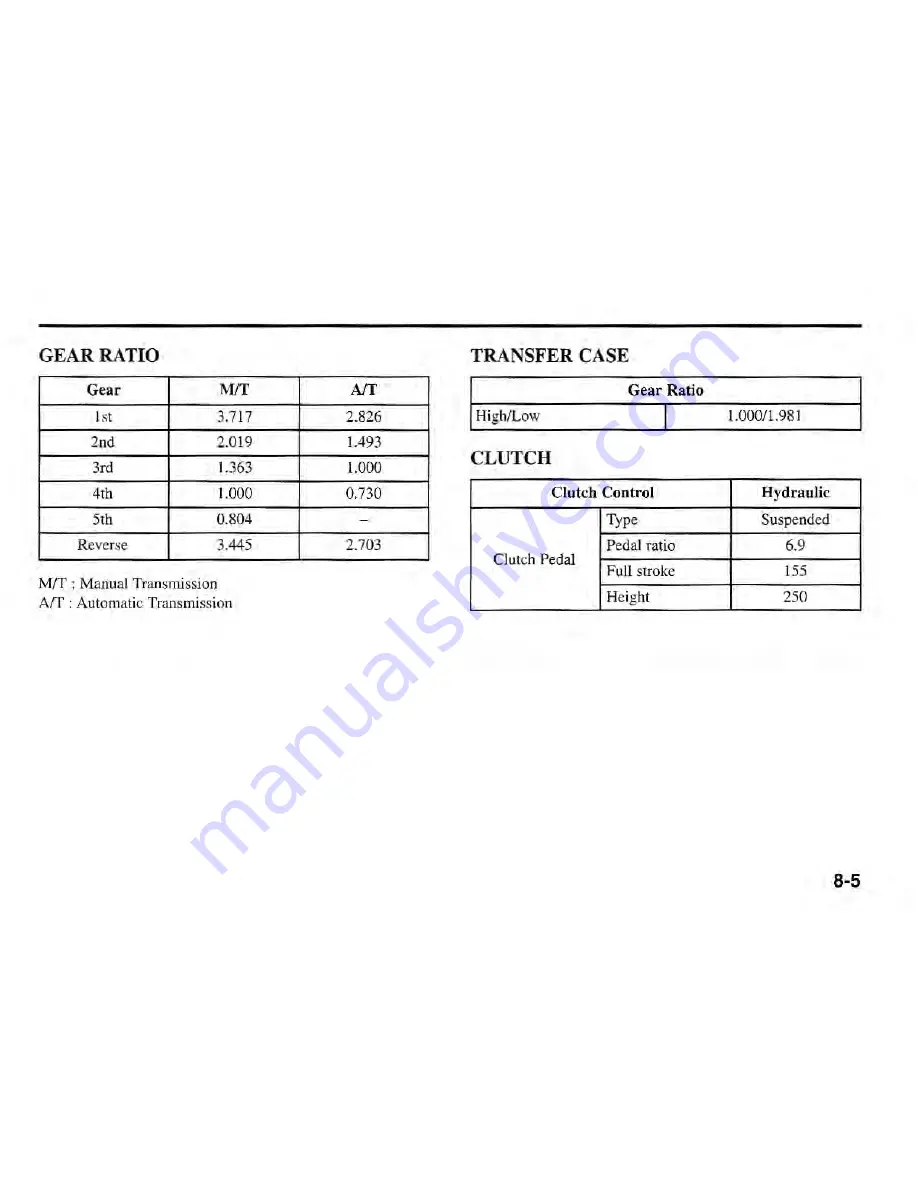 Kia Sportage 2001 Owner'S Manual Download Page 292