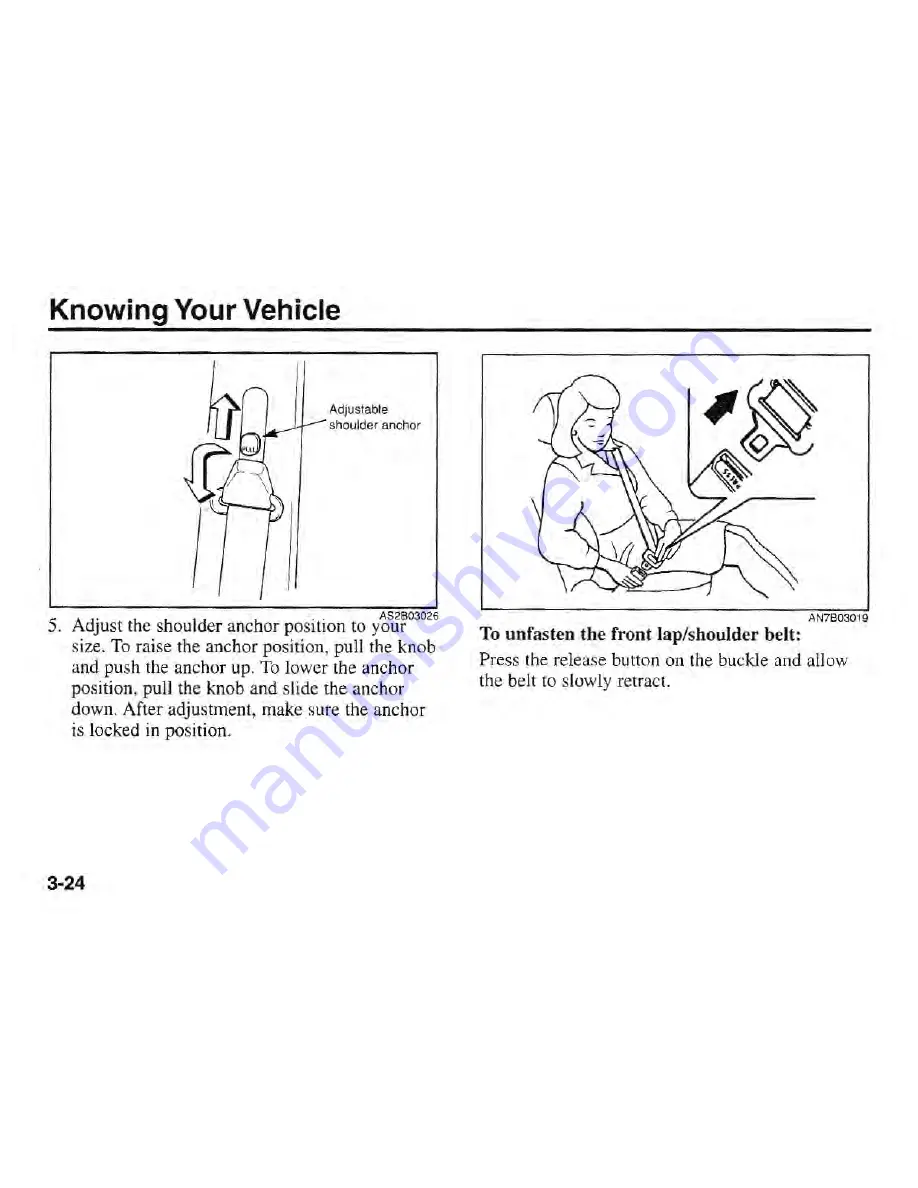 Kia Sportage 2002 Owner'S Manual Download Page 32