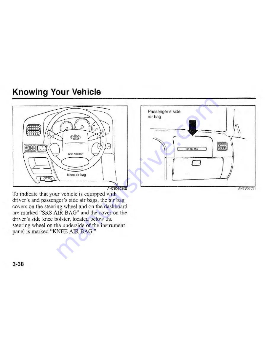 Kia Sportage 2002 Owner'S Manual Download Page 46