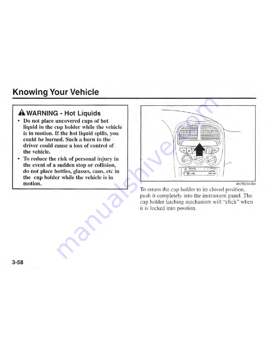 Kia Sportage 2002 Owner'S Manual Download Page 66