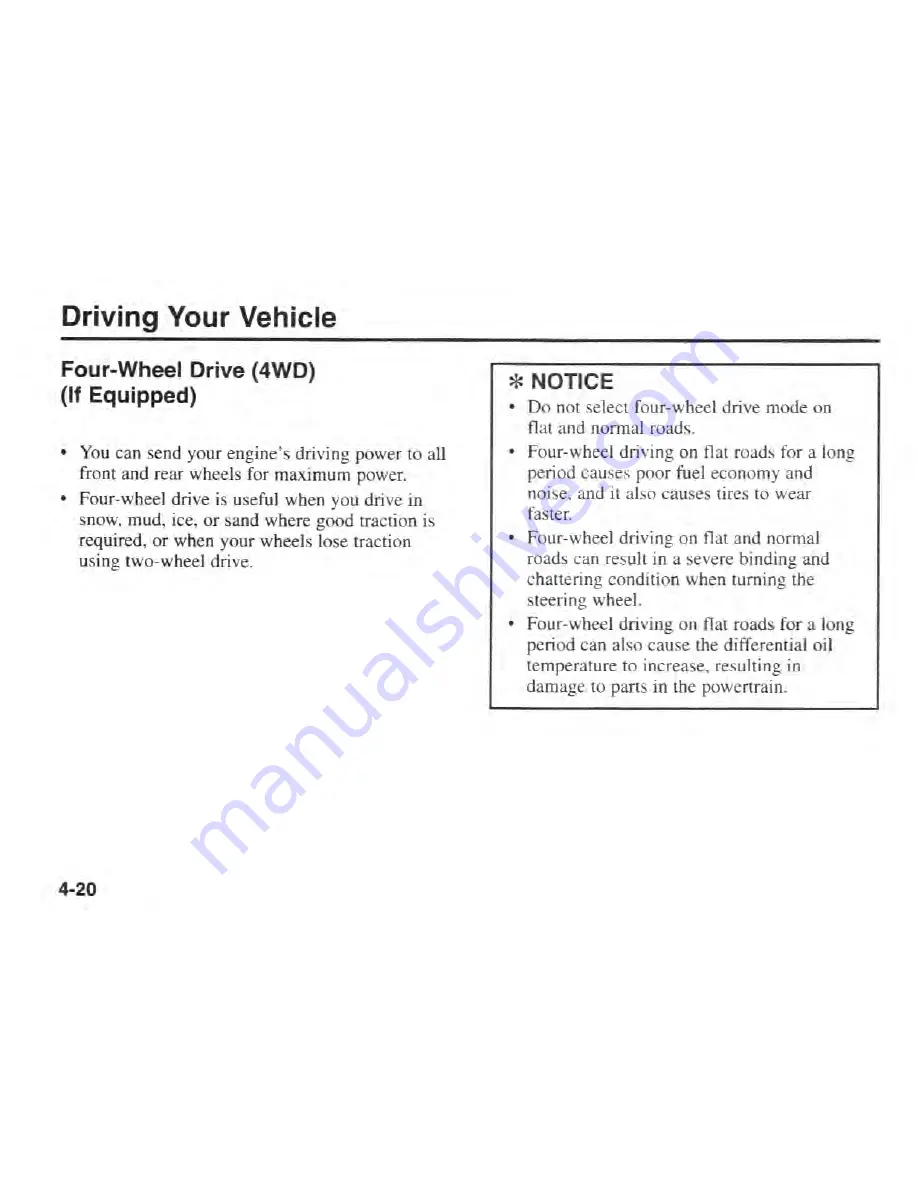 Kia Sportage 2002 Owner'S Manual Download Page 90