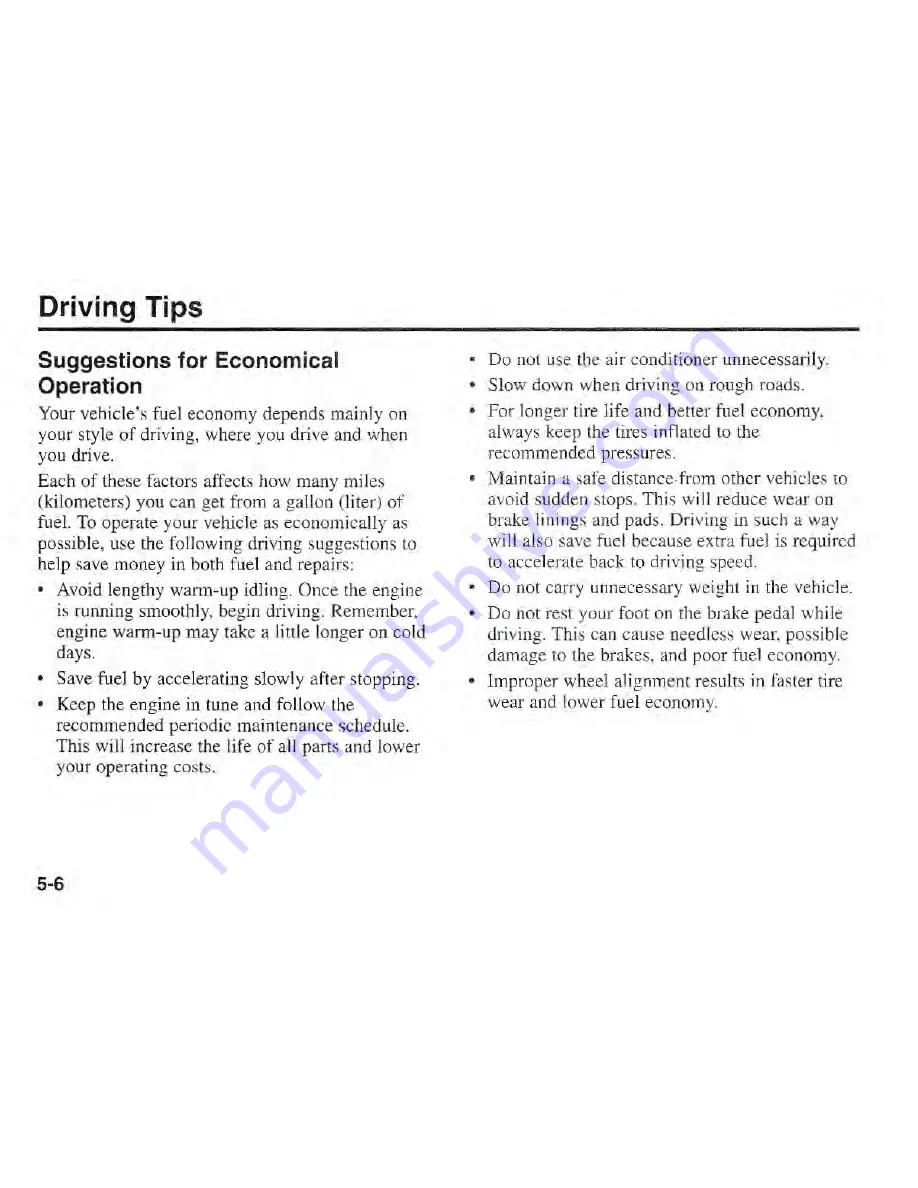 Kia Sportage 2002 Owner'S Manual Download Page 143