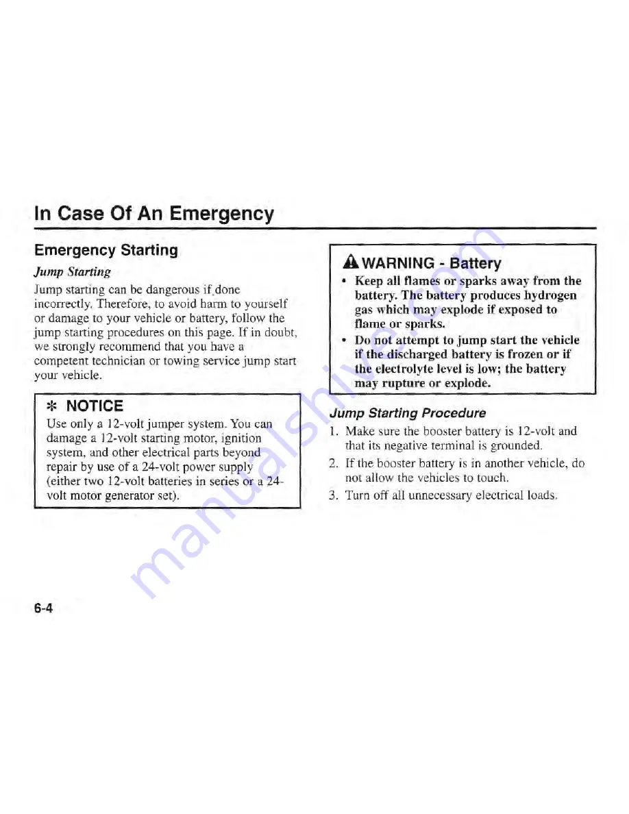 Kia Sportage 2002 Owner'S Manual Download Page 185