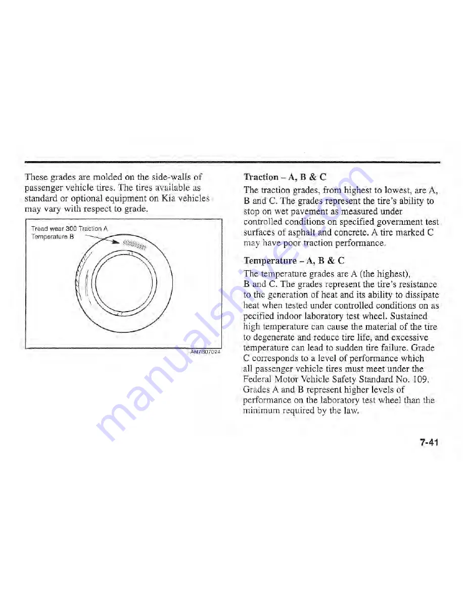 Kia Sportage 2002 Owner'S Manual Download Page 248