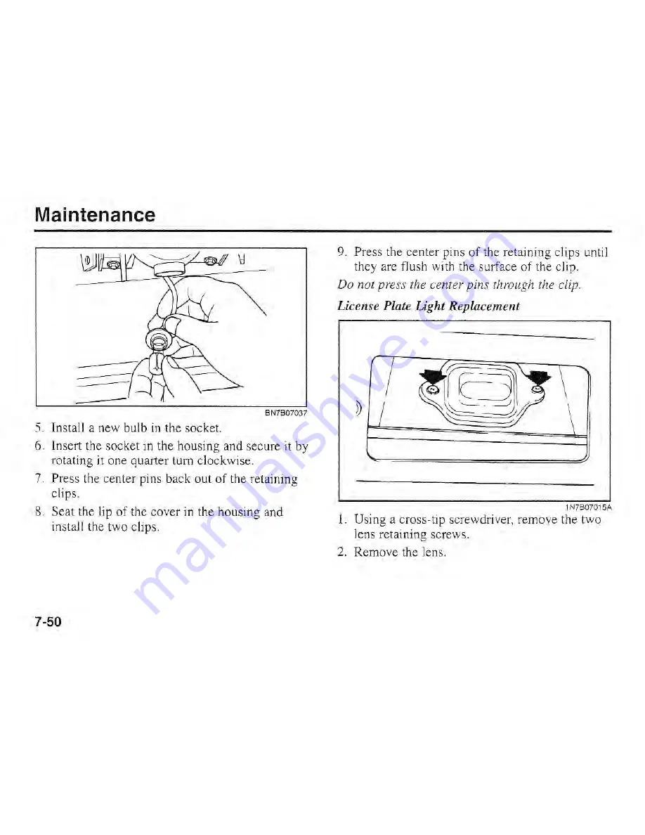 Kia Sportage 2002 Owner'S Manual Download Page 257