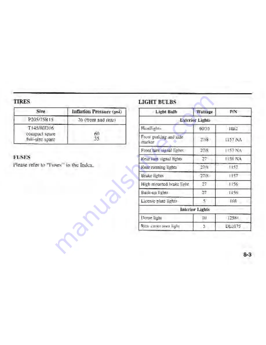 Kia Sportage 2002 Owner'S Manual Download Page 270