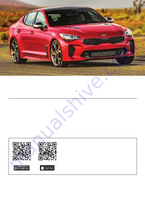 Kia Stinger 2017 Manual Download Page 2