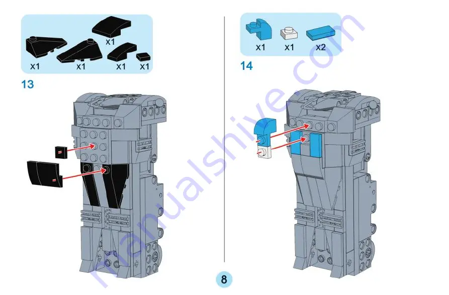 KIBTOY 420PCS User Manual Download Page 15