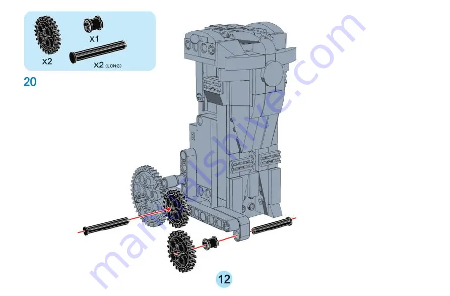 KIBTOY 420PCS User Manual Download Page 19