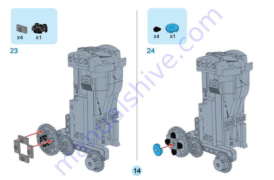 KIBTOY 420PCS User Manual Download Page 21