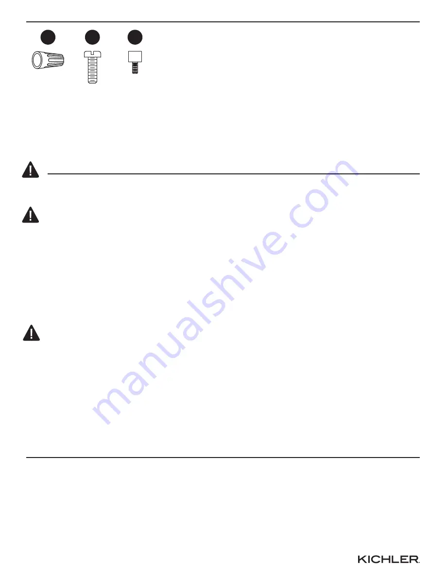 Kichler Lighting 0616010 Safety Information Manual Download Page 3