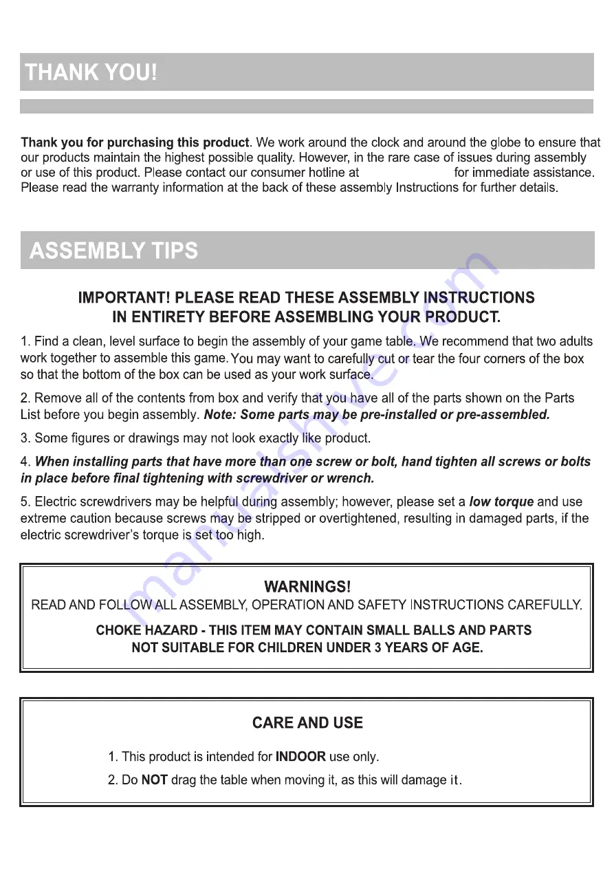 KICK Arcadia Brown Assembly Instructions Manual Download Page 2