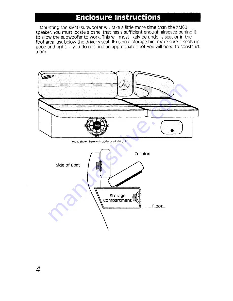 Kicker GR10M User Manual Download Page 4