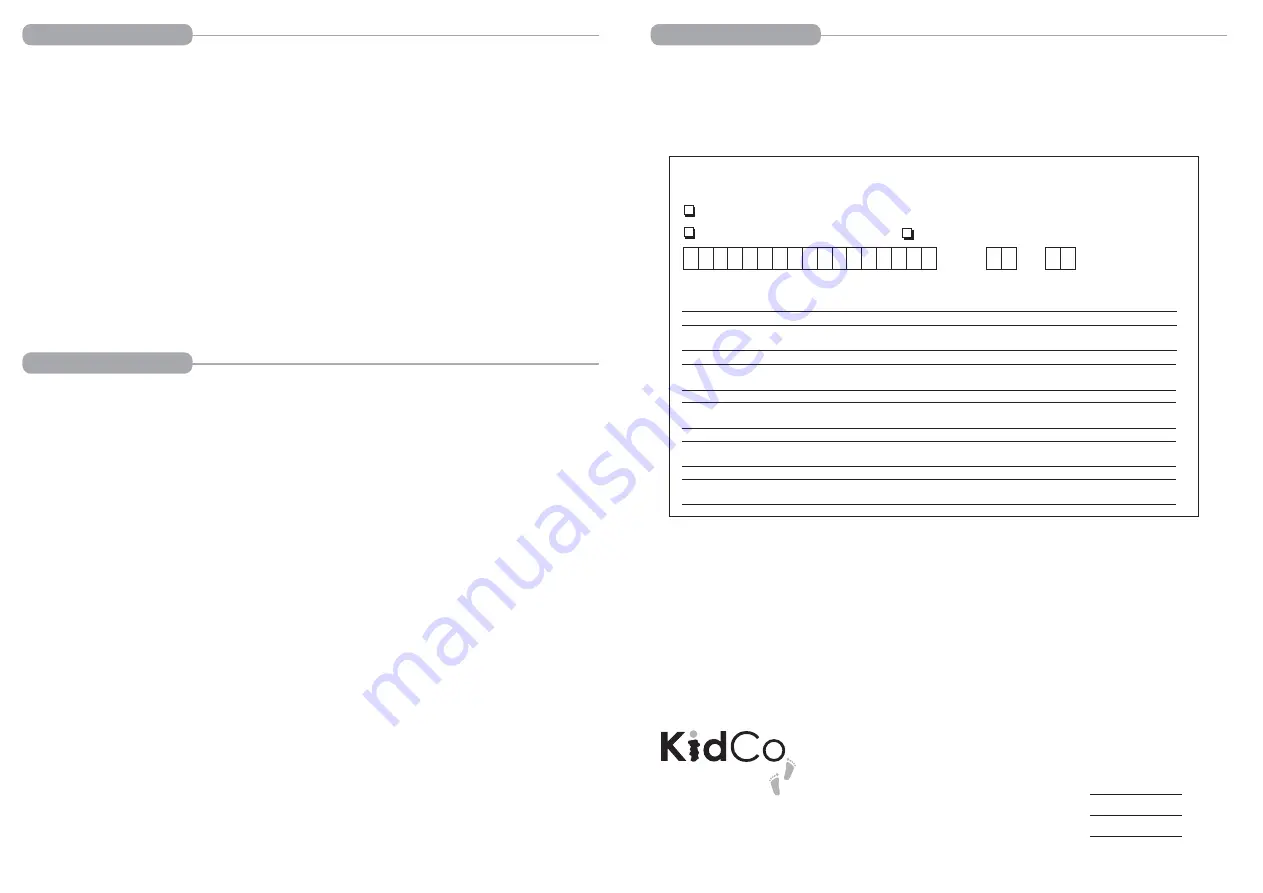 Kidco BR100a User Manual Download Page 6