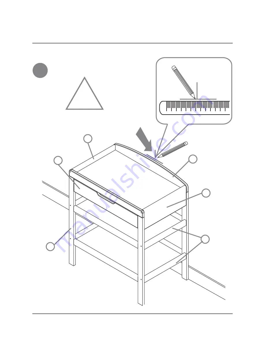 Kiddicare Dresser Assembly Manual Download Page 11