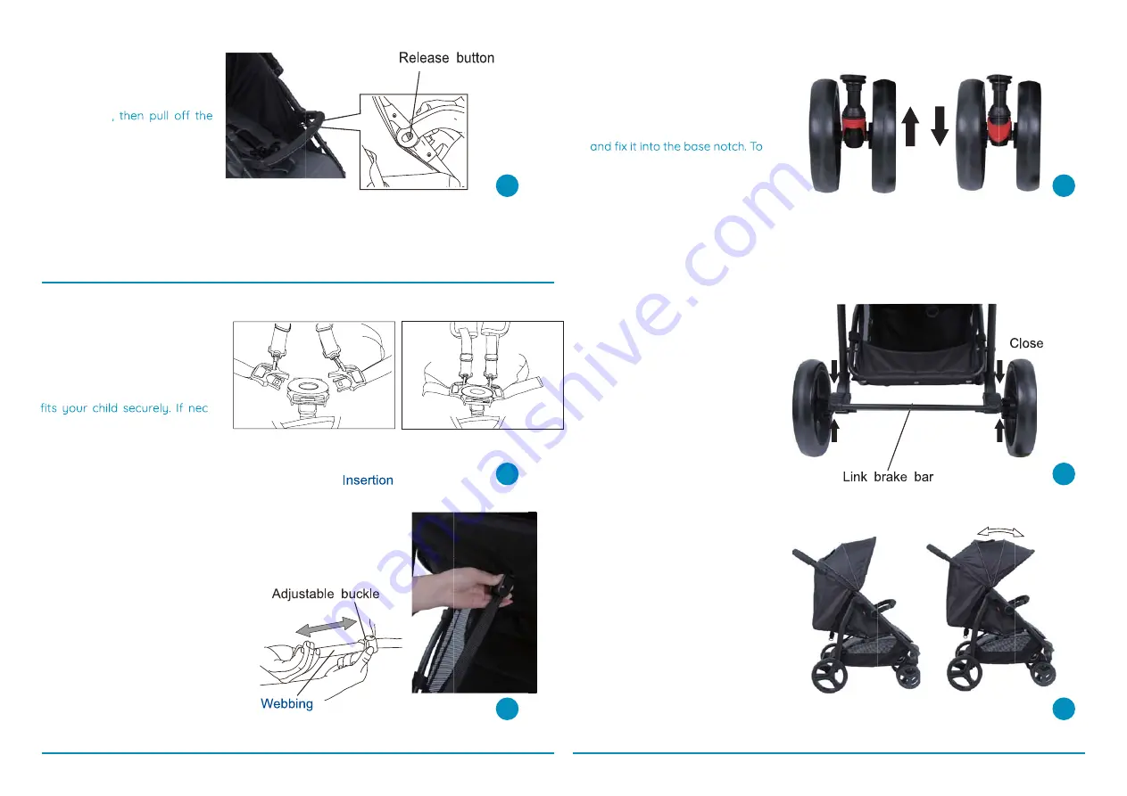 Kiddicare Trekker Manual Download Page 4